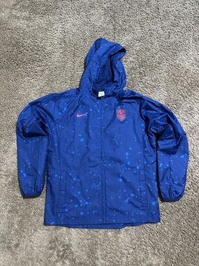 Vintage USA World Cup soccer “triple blue” jacket 00s size large